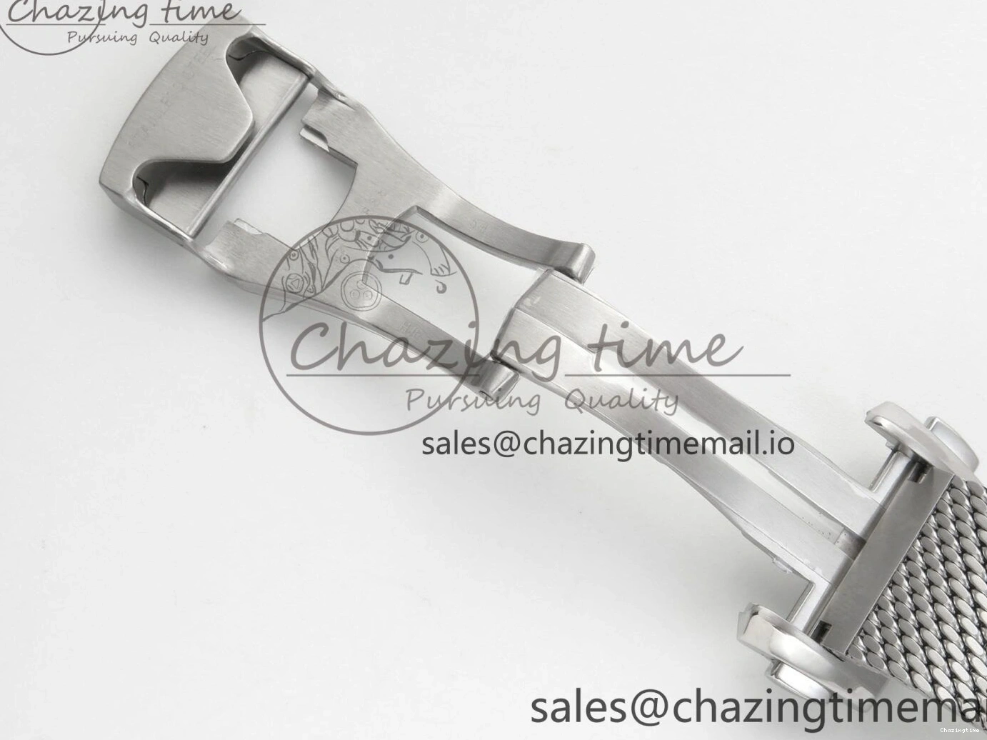 0225 Seamaster 300M 42mm SS VSF Best Edition Black Dial On Mesh Bracelet A Stretchable 7658